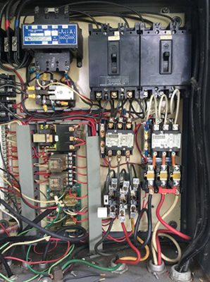 Photo of a commercial electrical panel